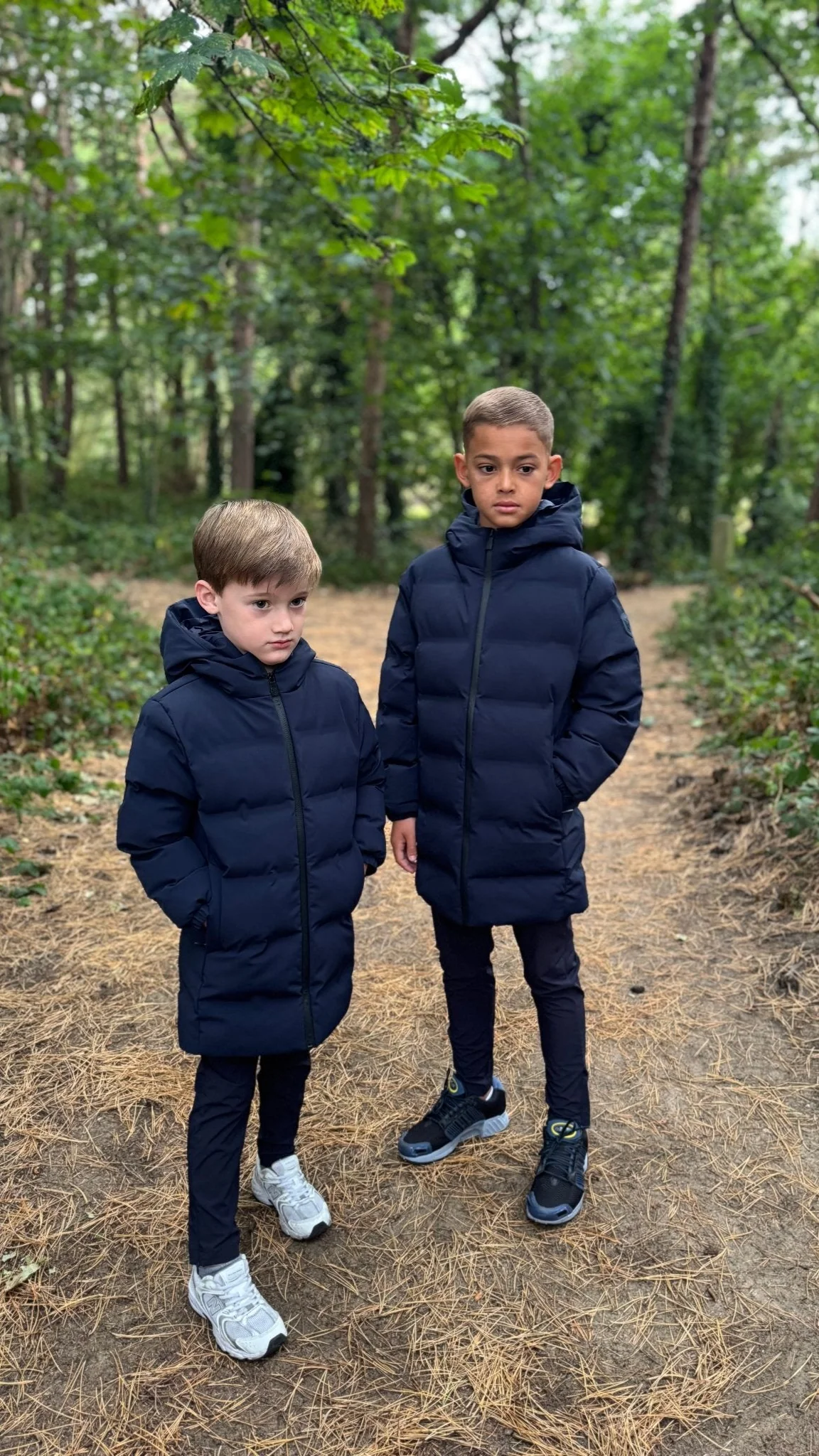 Boy's Technical Parka - Navy - Image 4