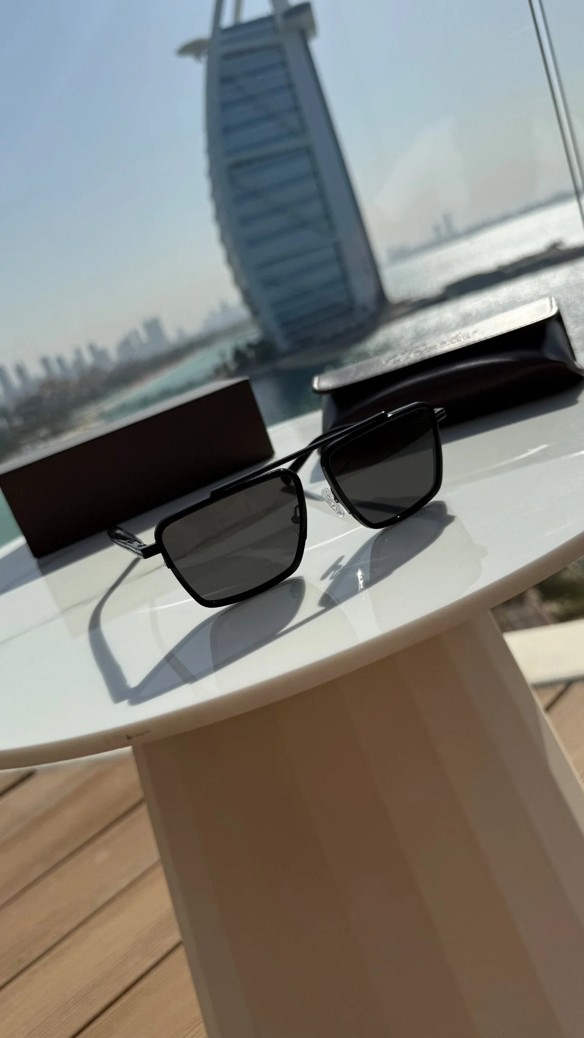 Portofino Sunglasses - Black/Black - Image 2
