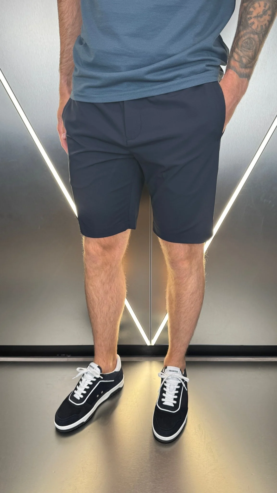 Vincentius Commuter Shorts - Dark Navy - Image 5